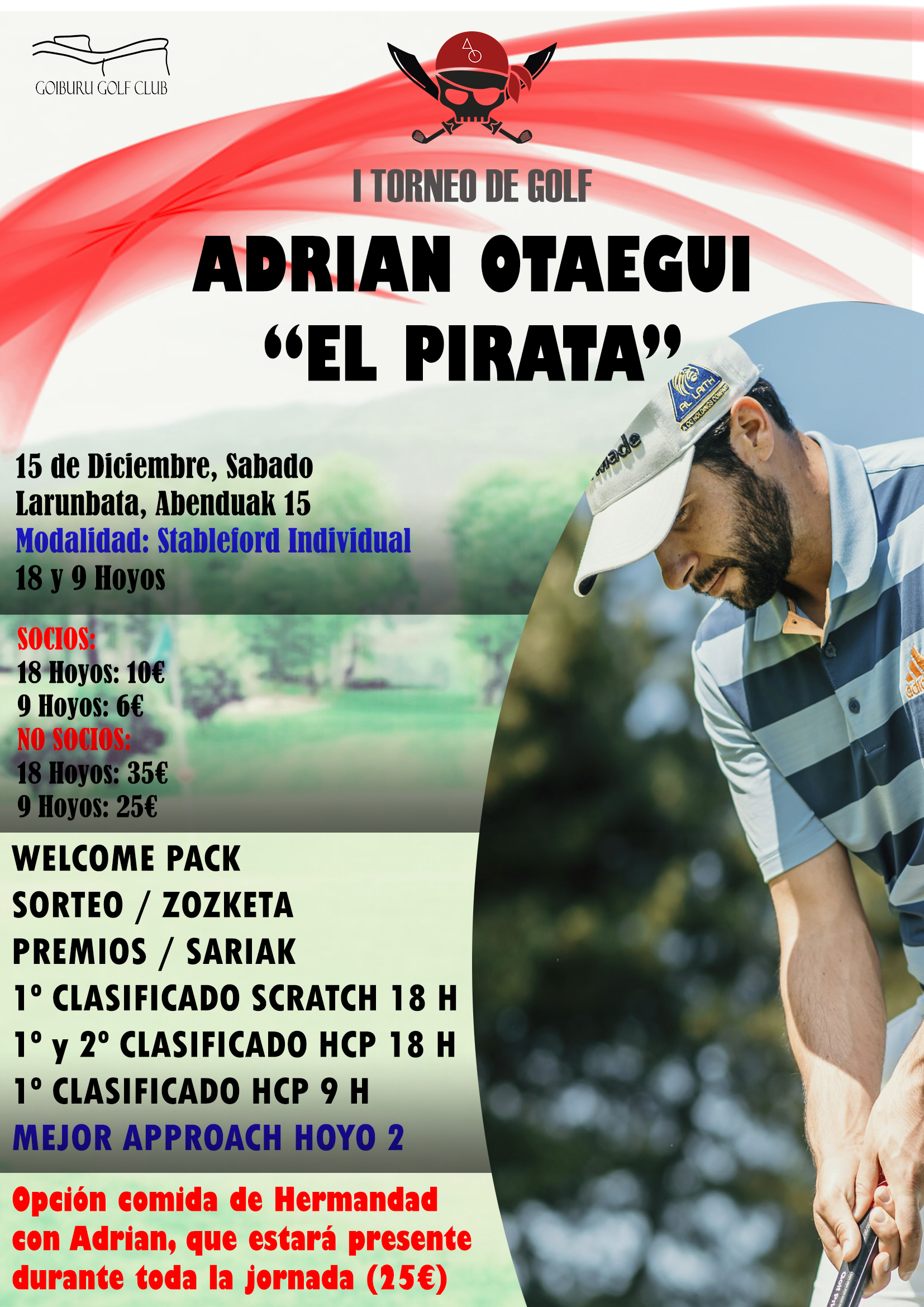 I Torneo de Golf Adrián Otaegui «El Pirata»